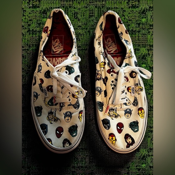 Vans Other - Size 9.5- VANS Authentic x Marvel Heads 2018 Men 9.5 Women 11